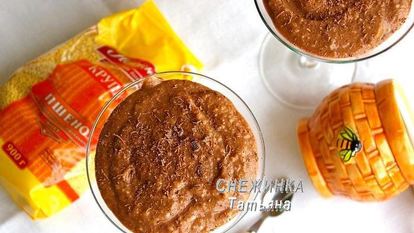 Рецепт Шоколадного крема из пшена