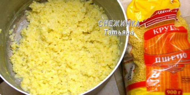 Рецепт шоколадного крема из пшена