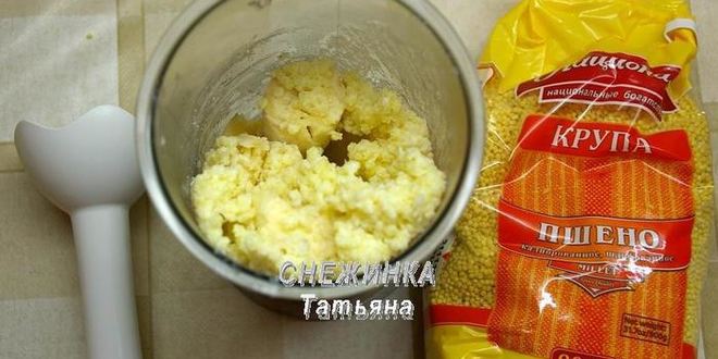 Рецепт шоколадного крема из пшена