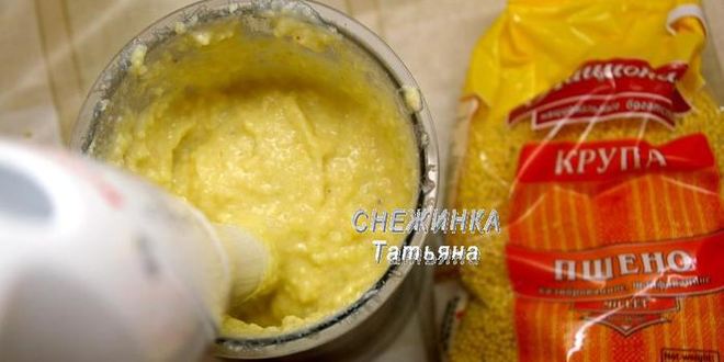 Рецепт шоколадного крема из пшена