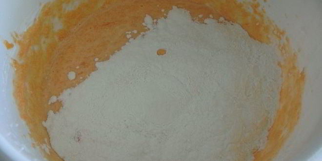 Рецепт тыквенного рулета с джемом и кремом