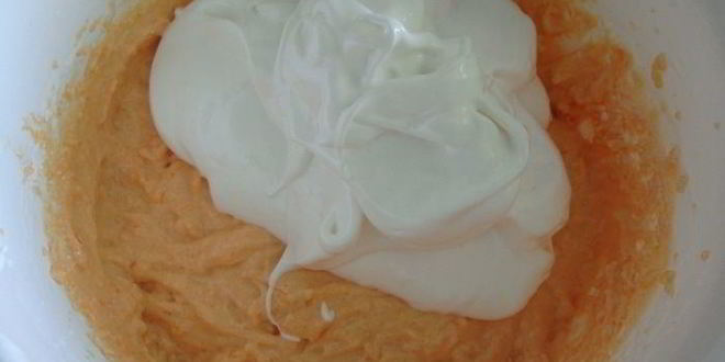 Рецепт тыквенного рулета с джемом и кремом