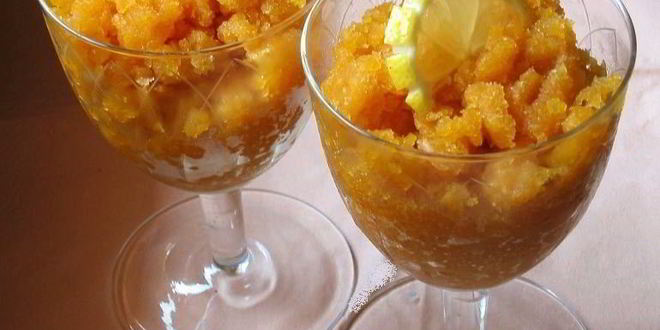 Рецепт ледяного десерта sorbetto