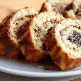 Рецепт Быстрого рулета с клубничным мармеладом