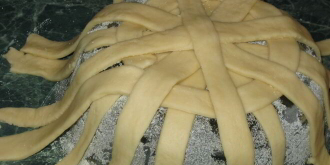 Рецепт корзинки с сахарными булочками и мармеладом