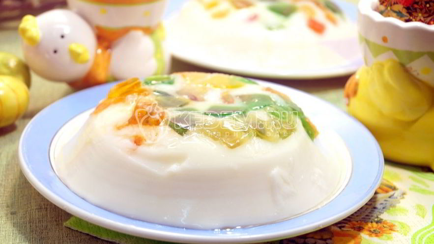 Рецепт мармелада-сливочного десерт на пасху
