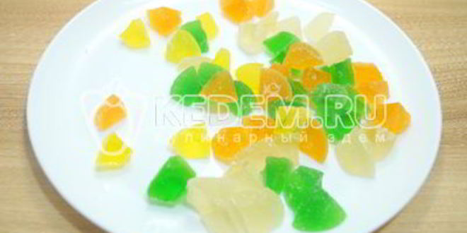 Рецепт мармелада-сливочного десерт на пасху