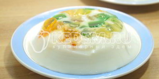 Рецепт мармелада-сливочного десерт на пасху