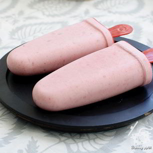 Рецепт Бананова-клубничного мороженого