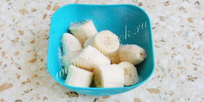 Рецепт бананового мороженого