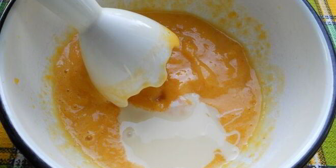 Рецепт домашнего персикового мороженого