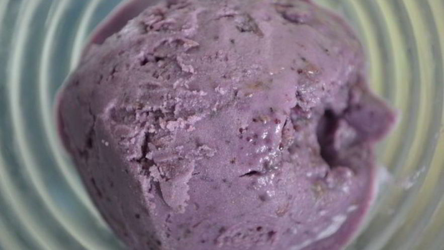 Рецепт идеала — черничного мороженого