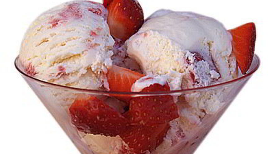 Рецепт клубничного мороженого