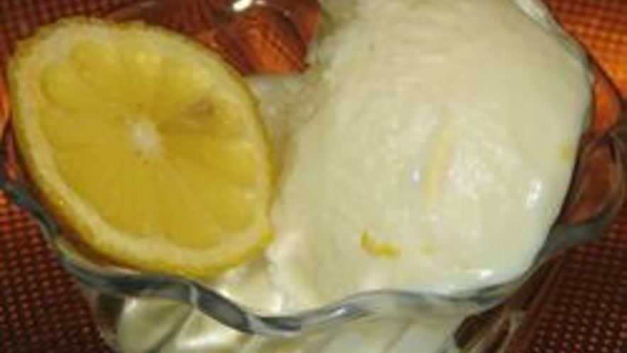 Рецепт лимонного мороженого