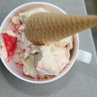 Рецепт Малинового мороженого