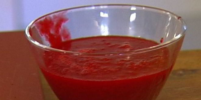 Рецепт малинового мороженого