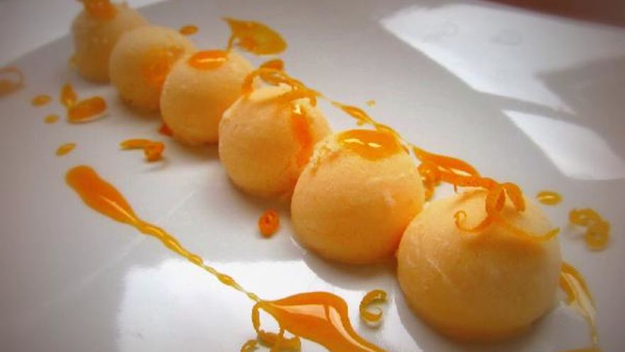 Рецепт мандаринового мороженого