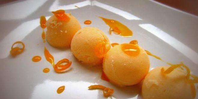 Рецепт мандаринового мороженого