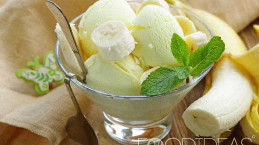 Рецепт мороженого из банана и молока