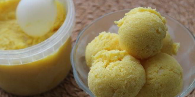 Рецепт мороженого тропический рай с ананасами