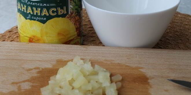 Рецепт мороженого тропический рай с ананасами