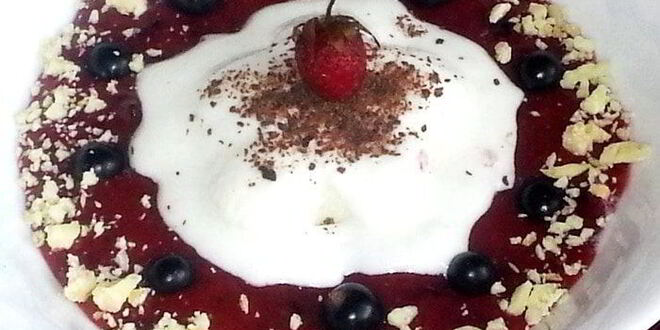 Рецепт мороженого в ягодном раю