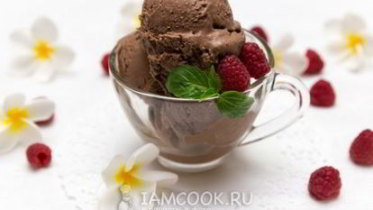 Рецепт Шоколадного мороженого