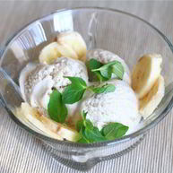 Рецепт Сливочно-бананового мороженого с коньяком