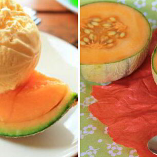 Рецепт Сливочного мороженого с дыней