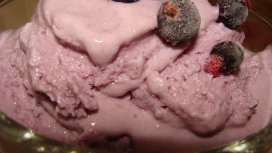 Рецепт сливочного мороженого сиреневого облака