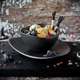 Рецепт Тыквенного мороженого Witch Halloween