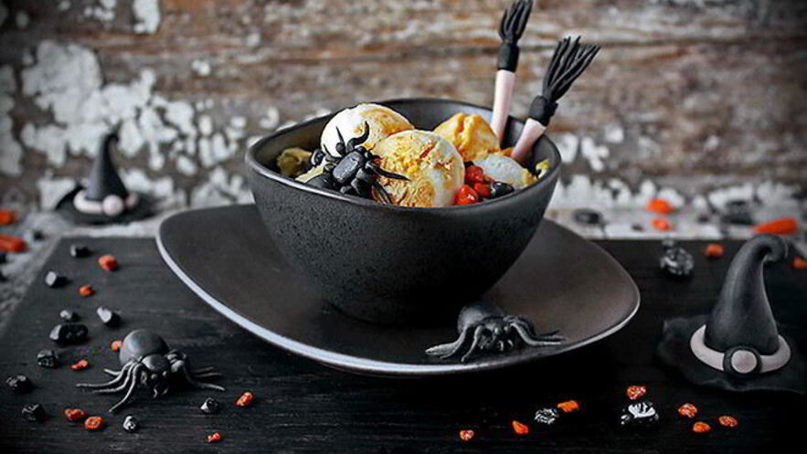 Рецепт тыквенного мороженого witch halloween