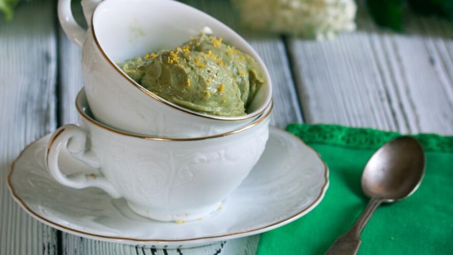 Рецепт веганского лимонного мороженого