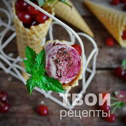 Рецепт Вишневого мороженого