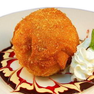 Рецепт Жареного ванильного мороженого