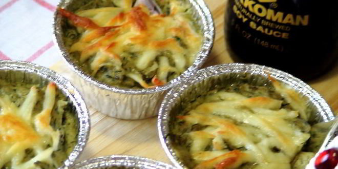 Рецепт баклажанового мусса под сырной корочкой