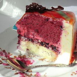 Рецепт Черничного мусса для торта