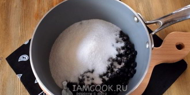 Рецепт десерта черничного мусс