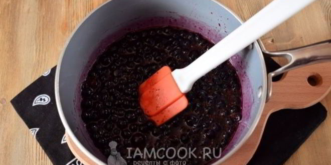 Рецепт десерта черничного мусс