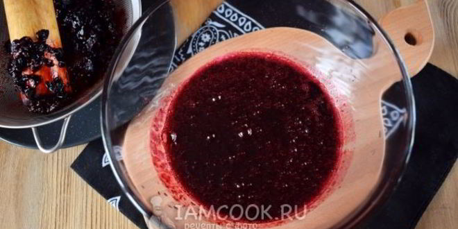 Рецепт десерта черничного мусс