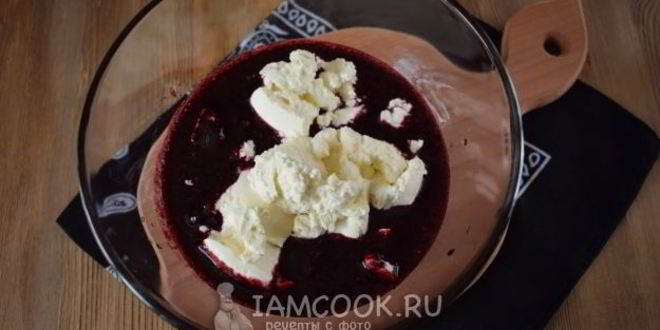 Рецепт десерта черничного мусс