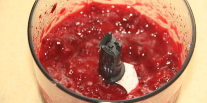 Рецепт клюквенного муссового десерта