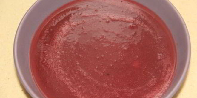 Рецепт клюквенного муссового десерта