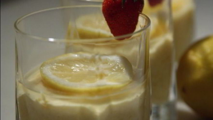 Рецепт лимонно-медового мусс