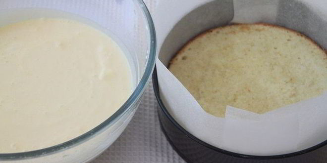 Рецепт лимонного муссового торта