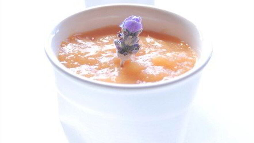 Рецепт мангового абрикосового мусса с лавандой