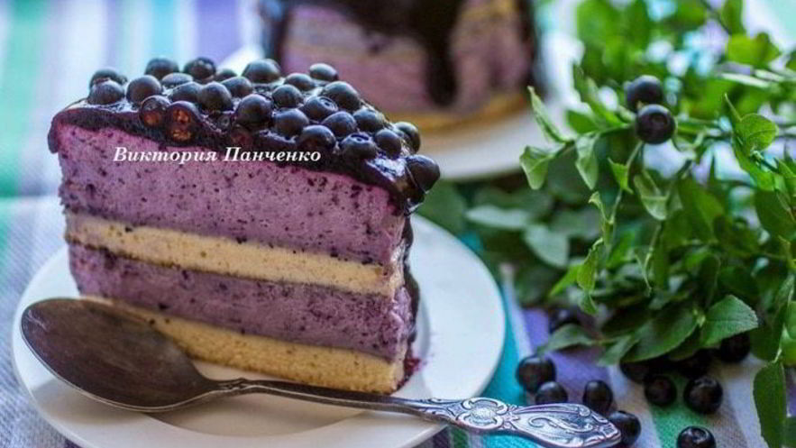 Рецепт мини-торт с черничным муссом