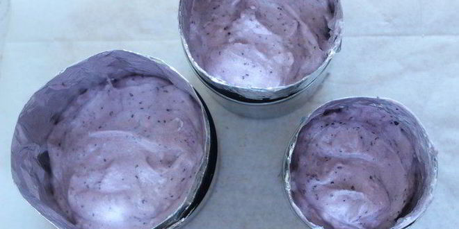 Рецепт мини-торт с черничным муссом