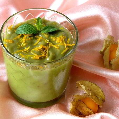 Рецепт Мусса из авокадо с апельсином