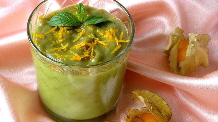 Рецепт мусса из авокадо с апельсином